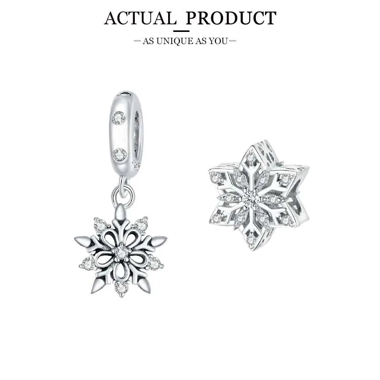 WOSTU 925 Sterling Silber Anhänger 2025: Frauen Junge Mädchen Haustier Kamera Biene AAA Cubic Zirkonia - Kaffee Marienkäfer Perlen DIY Original Armband 1.9g