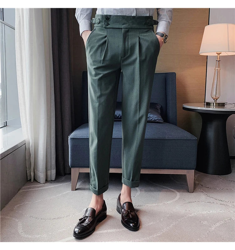 Pantaloni slim fit MYAZHOU cu talie înaltă - Poliester S-XXL