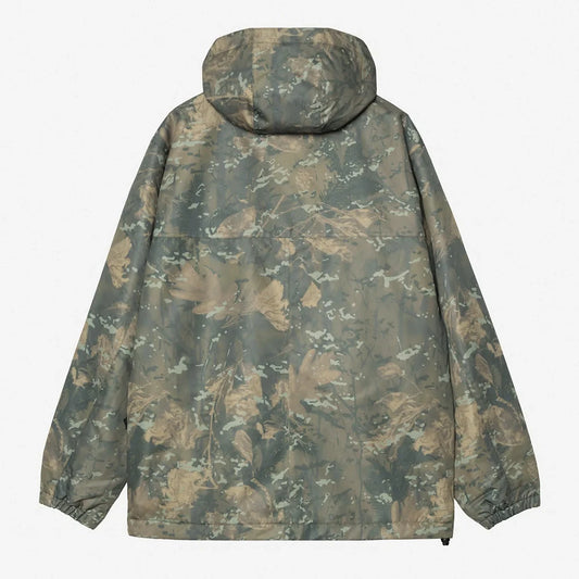 Carhartt WIP Windbreaker Pullover (Winter) - Camo Combi, Green / Black