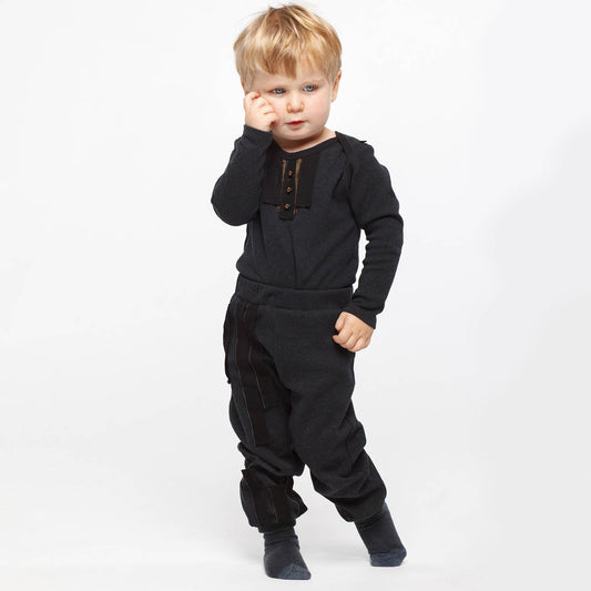 Marke Jungen Sweatpants mit Besatz