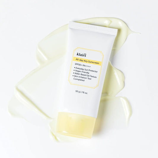 Klairs All Day Airy Sunscreen Leichte Gel-Creme - 50 g SPF50+ PA++++