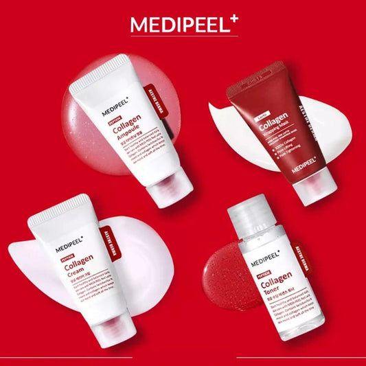 MEDI-PEEL Red Lacto Collagen Trial Kit Anti-Aging Pflege - 4x5ml Reisetauglich