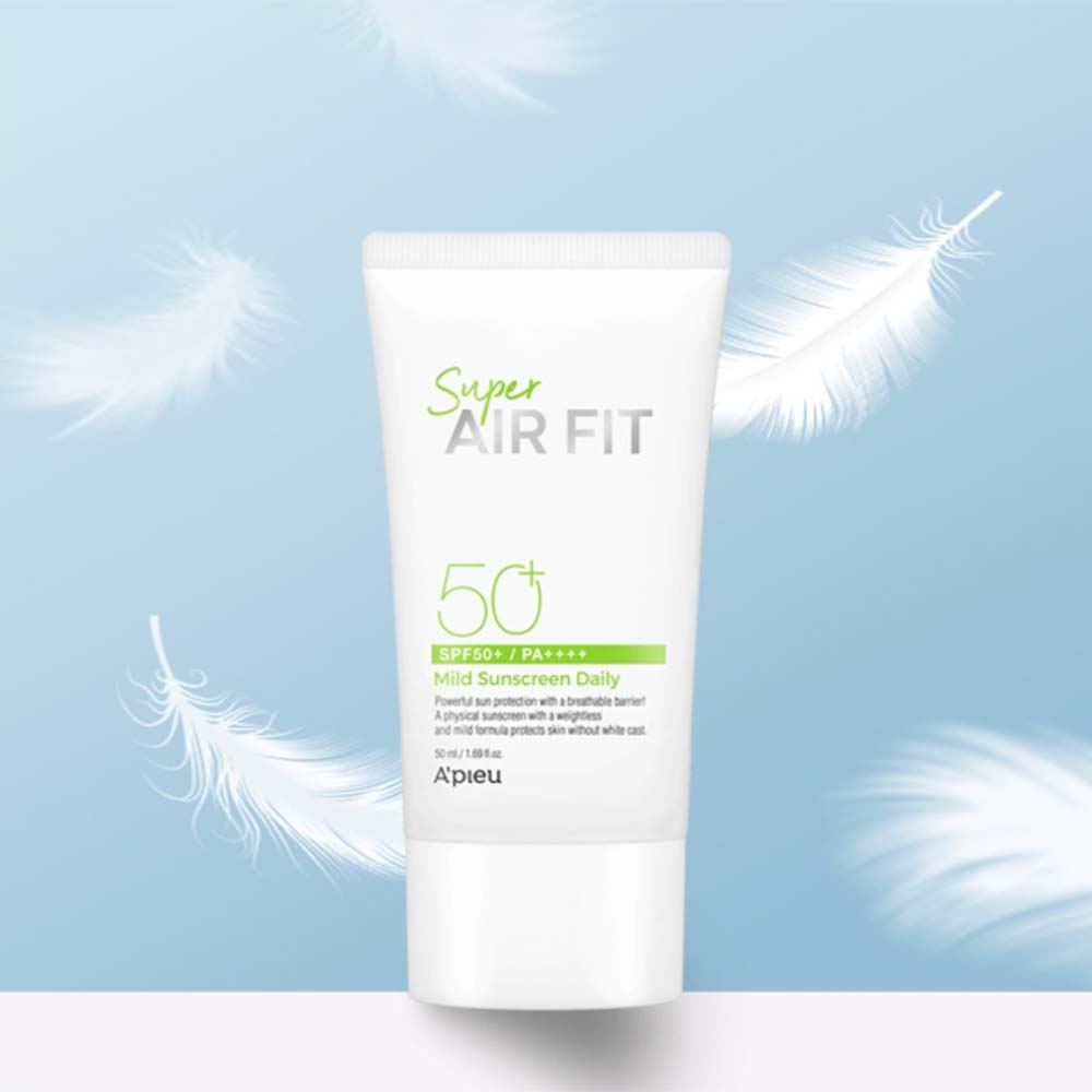 A'PIEU Super Airy Fit Mild Sonnencreme Ultraleichte Textur - SPF50+ 50 Ml