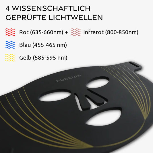 LED Lichttherapie Maske