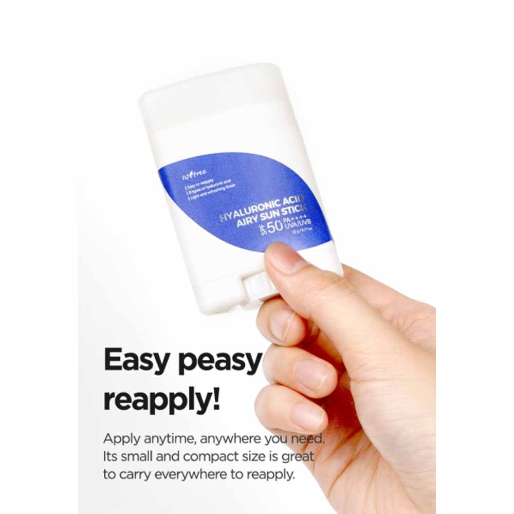 Isntree Hyaluronic Acid Airy Sun Stick Feuchtigkeitsspendend - 22 g SPF50+