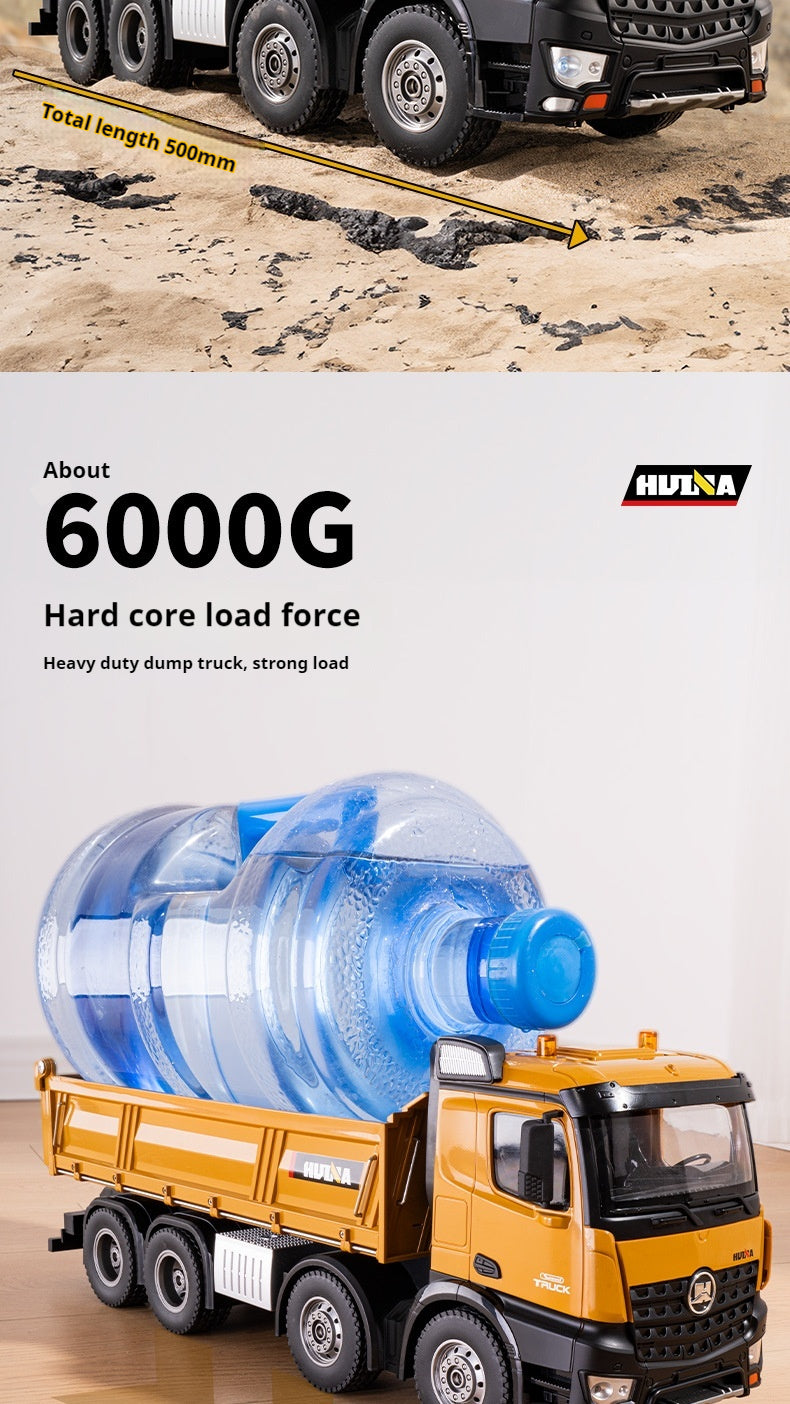 Camion basculant cu telecomandă YOQIDOLL 536 - 12 canale 1:14 8 roți