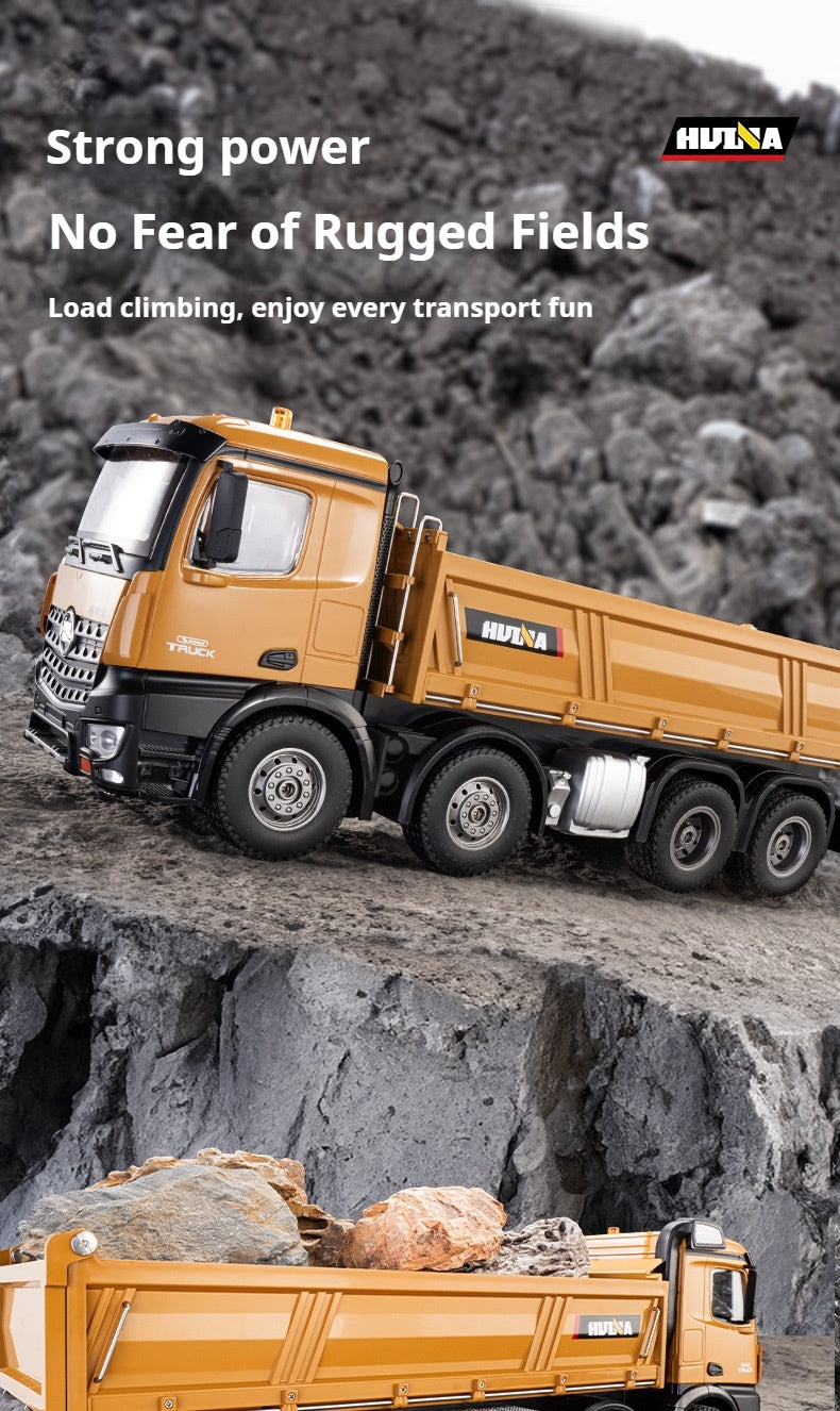 Camion basculant cu telecomandă YOQIDOLL 536 - 12 canale 1:14 8 roți