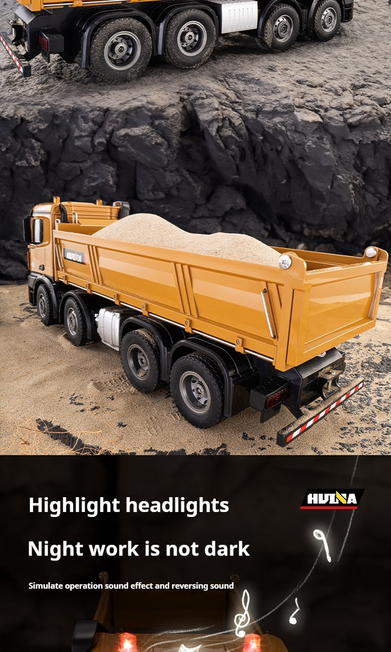 Camion basculant cu telecomandă YOQIDOLL 536 - 12 canale 1:14 8 roți