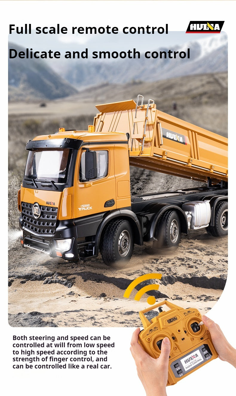 Camion basculant cu telecomandă YOQIDOLL 536 - 12 canale 1:14 8 roți