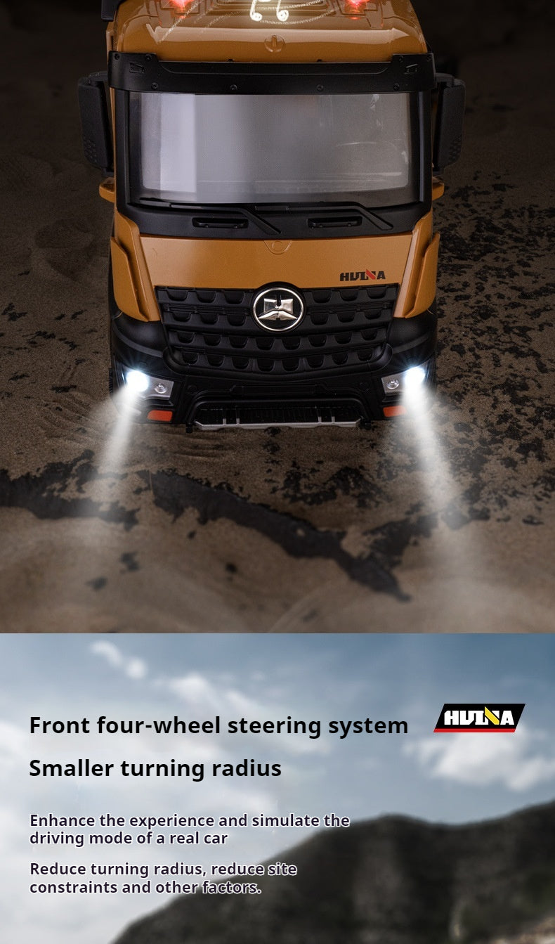 Camion basculant cu telecomandă YOQIDOLL 536 - 12 canale 1:14 8 roți