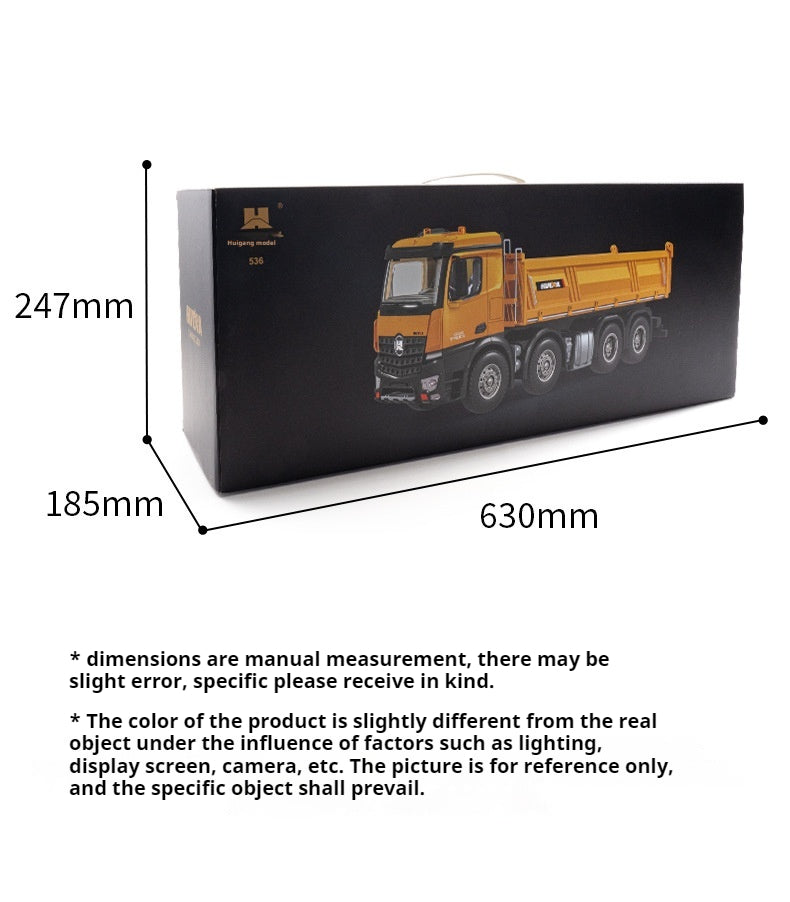 Camion basculant cu telecomandă YOQIDOLL 536 - 12 canale 1:14 8 roți