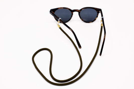 Brillenband 4mm Olive