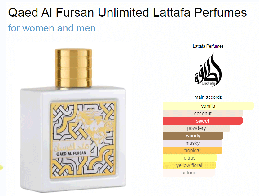 Lattafa Qaed Al Fursan Unlimited Intensiver Duft - 90 ml EDP