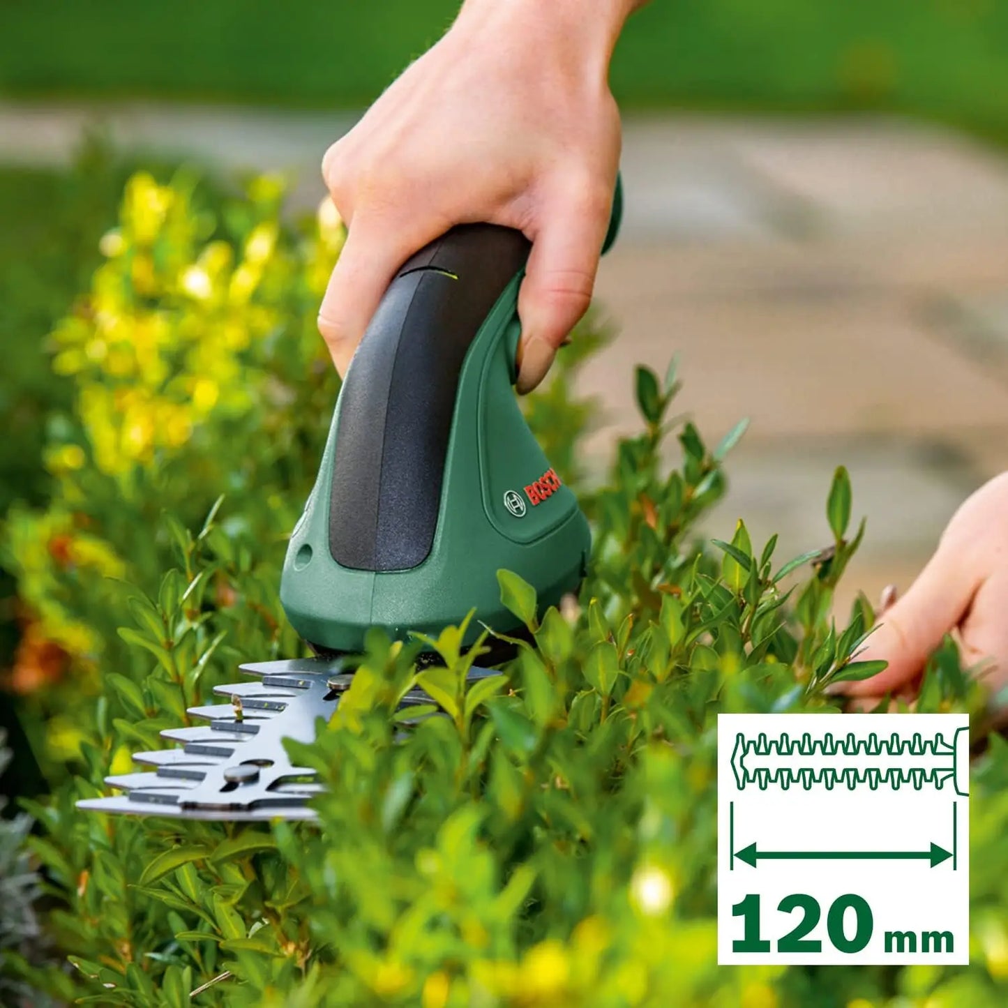 Bosch Elektrisch Hecken Trimmer 2025 - Kabellos Beschneidung Scheren Batterie - Aufladbar Scheren Hecken Schneider Gras Bonsai Strauch Garten Power Werkzeuge