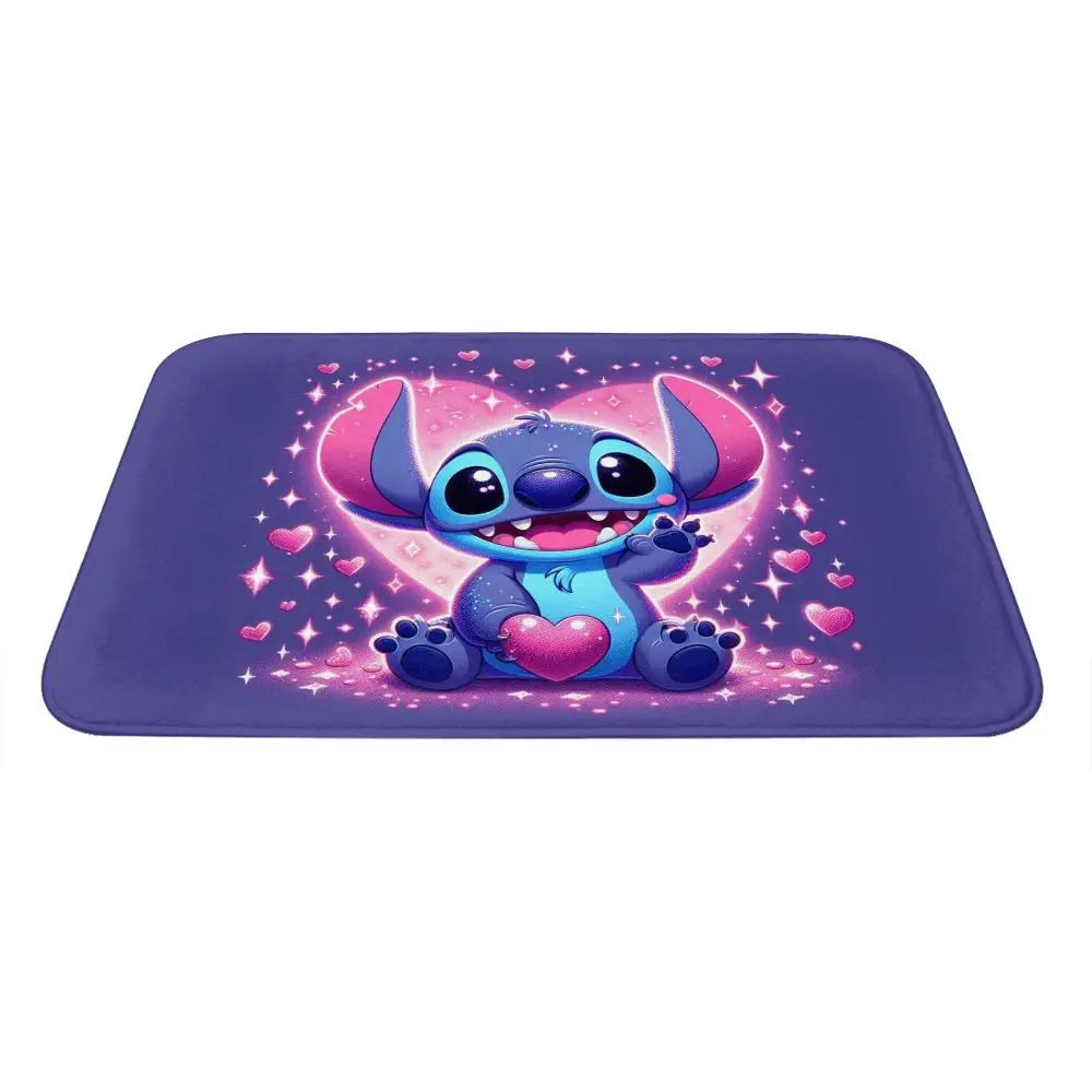 Custom Cartoon Stitch Floor Door Kitchen Bathroom Mat Anti-Slip Outdoor Doormat Bedroom Balcony Entrance Rug Carpet Footpad