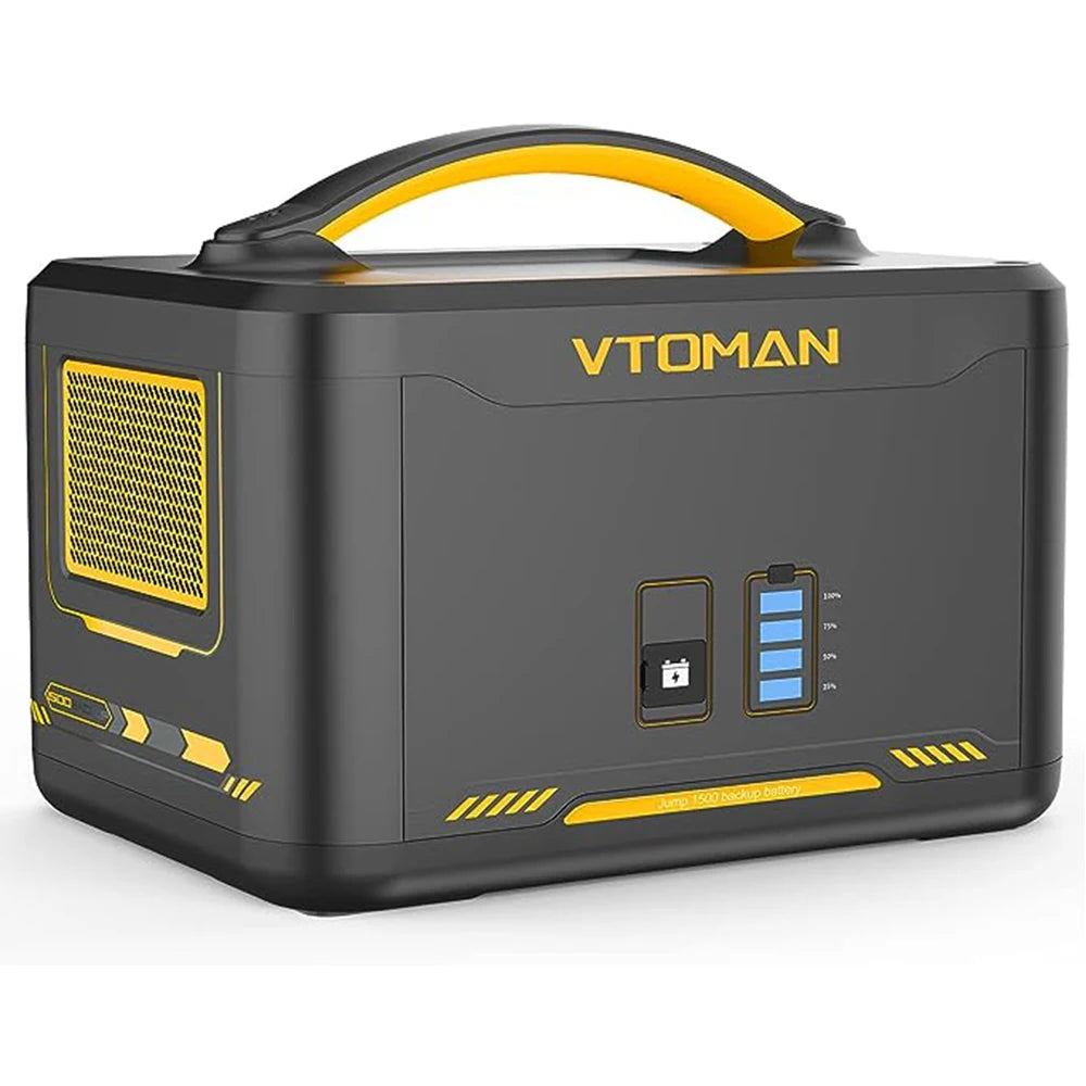 Zusatz-Akku 2025: VTOMAN Jump 1500 Extra Battery 1548Wh Backup LiFePO4 (LFP) Battery Jump 1000 & Jump 1500X & Jump 1800 Power Collection