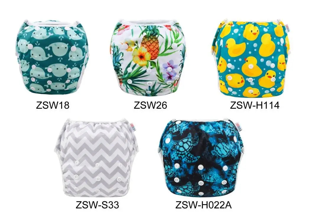 Alvababy Schwimm-Windel 2025: Polyester+TPU Stay-Dry-Funktion 0-3 Jahre - Wiederverwendbar 3-15kg Babys Schwimm-Erfahrungen