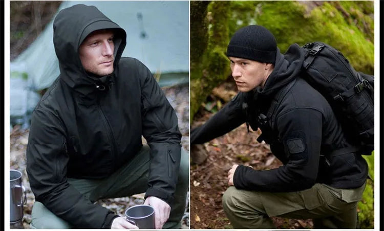 SharkSkin Jacke Taktisch Warm - Wasserdicht Winddicht 5XL