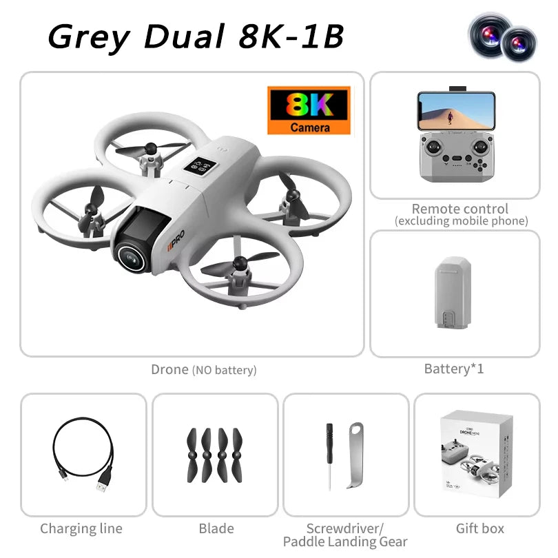 Xiaomi i1PRO Drohne Professional 8K Kamera Drohne 5G WIFI FPV UAV Mit Bildschirm Fernbedienung RC Drohne Vermeidung Aerial Quadcopter