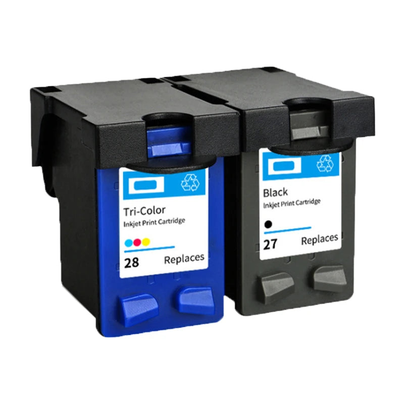 Compatible Ink Cartridges for HP27 For HP28 for HP 27 28 Deskjet 3320 3323 3650 Officejet 4255 5609 5610 PSC 1110 1210