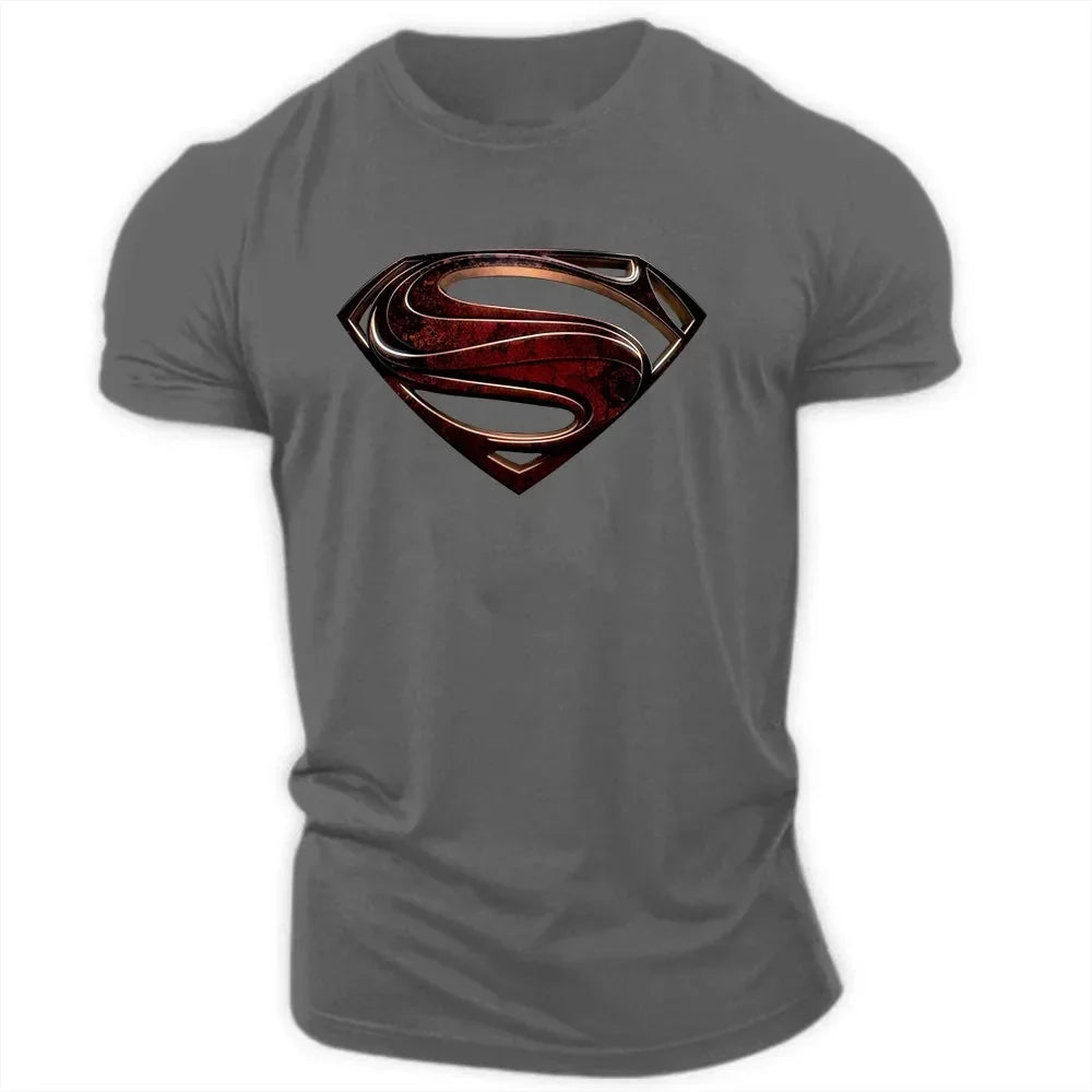 Herren T-Shirt 2025 - Summer Casual Outdoor Sports 2D Cartoon Print Quick Drying Crewneck