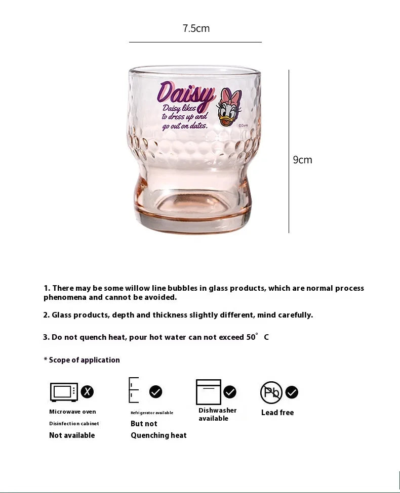 Glas Becher Geschenkbox Getränke Becher Hammer Muster Retro Trink Becher Hohe Beauty Saft Becher Mode Transparent Becher Anime Peripheral