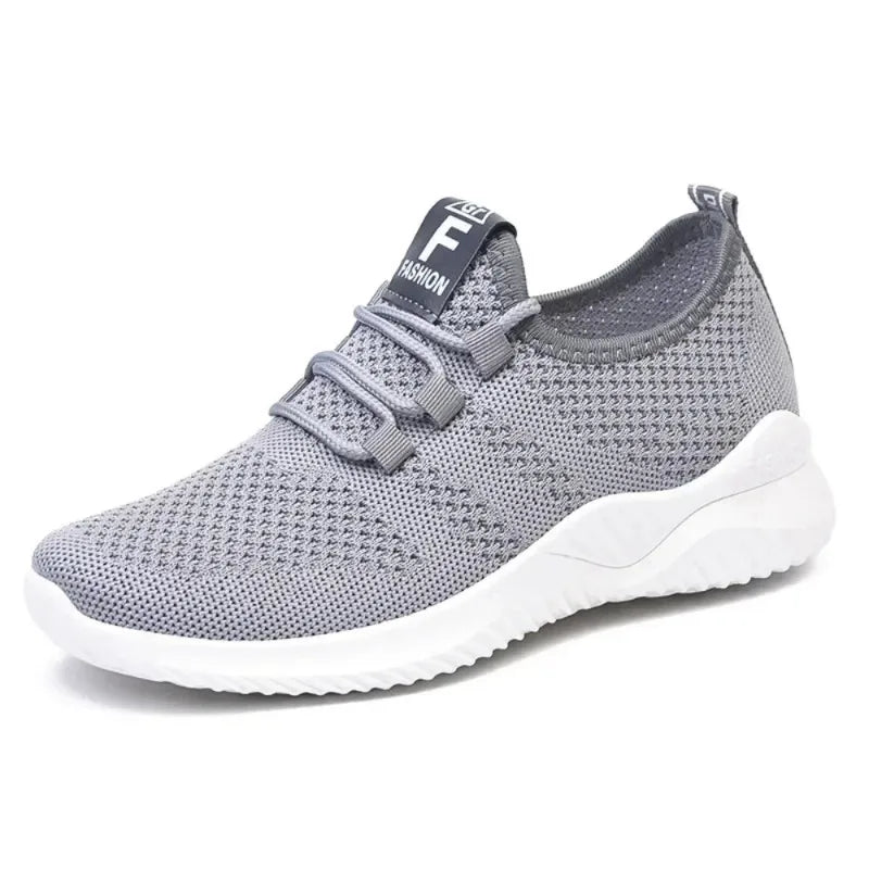 Shoes for women 2025 new casual fashion running shoes flying woven breathable women's shoes soft sole trend sneakers women