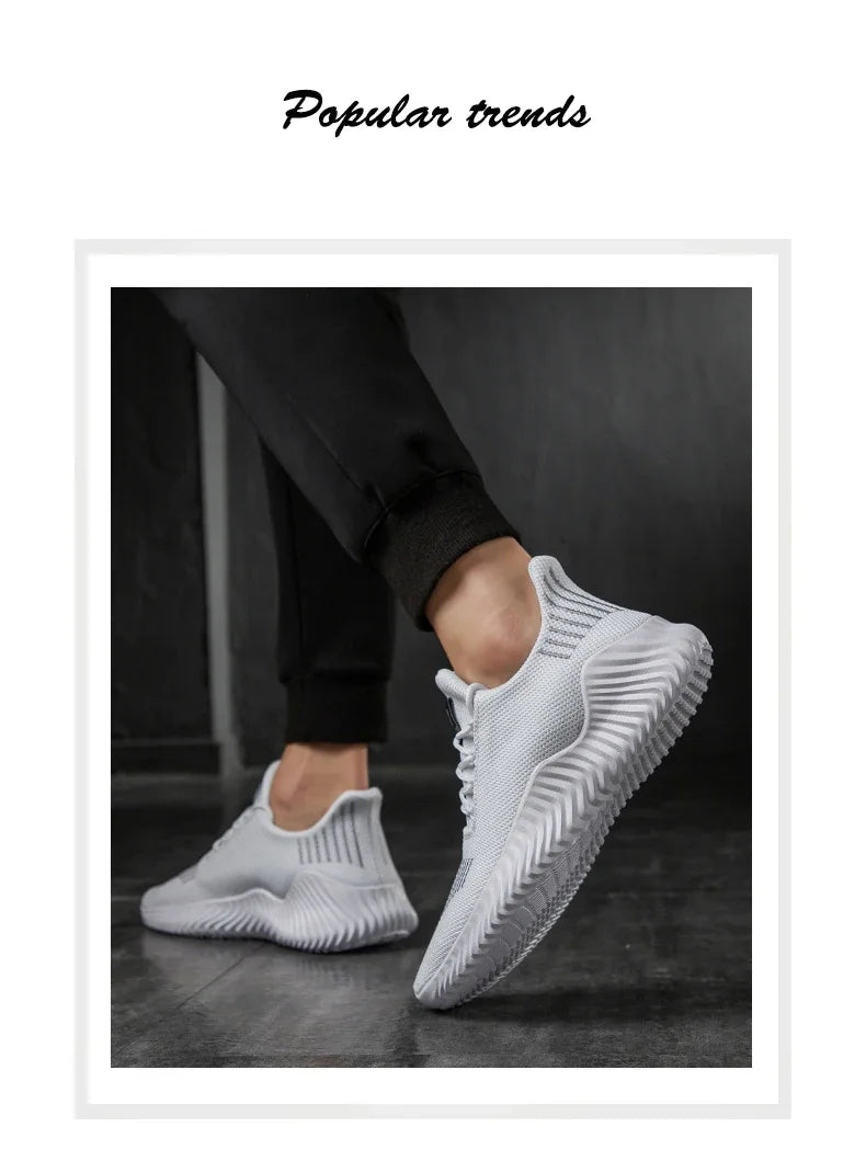 Men's Sneakers White Walking Running Shoes Men Casual Shoes Sneakers for Men Plus Size 49 Mens Tenis Masculino
