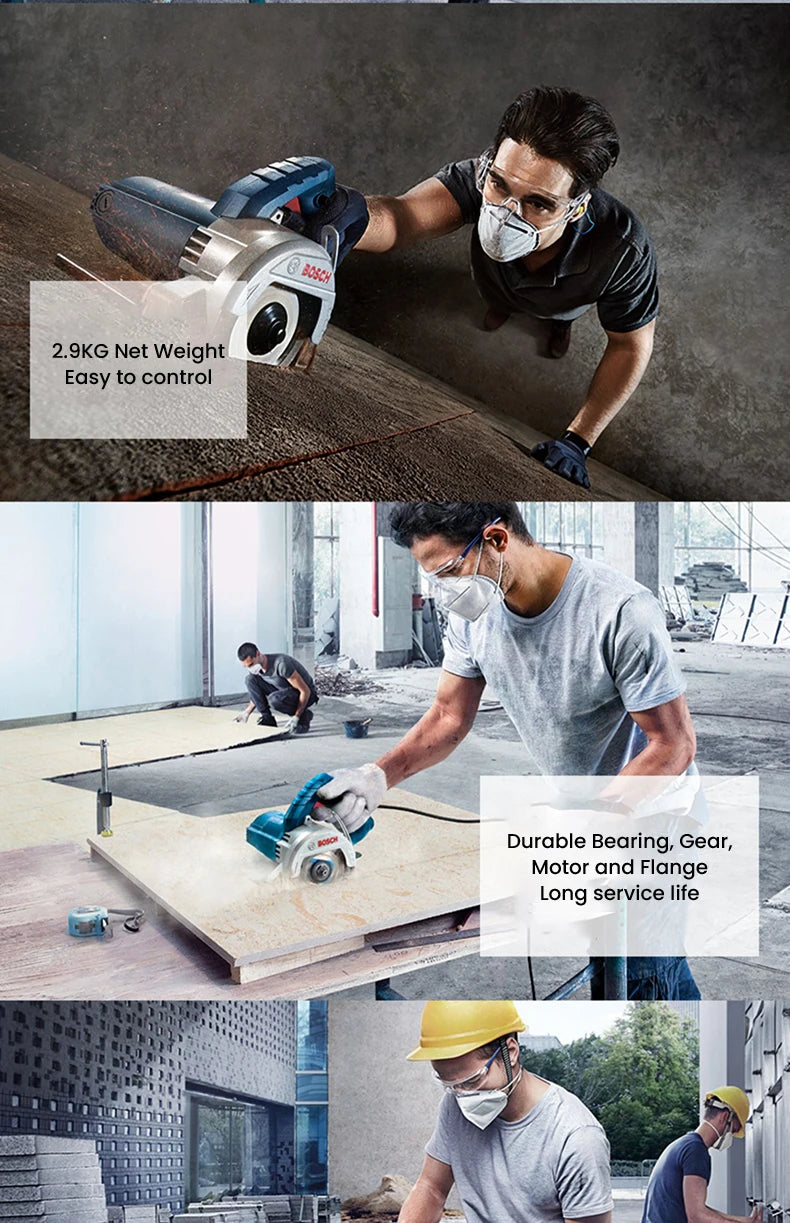 Bosch GDC 140 Circular Saw 1400W Marble Stone Cutting Saw 115mm Disc Diameter Multi-Function Dry-Type Electric Saws Power Tools