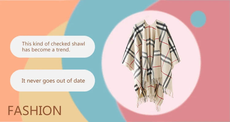 Kinelue FPWB61 Weicher Winterschal - Größe Uni Farbe Grau