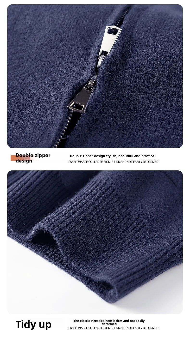 Choice M6001 Strickcardigan Stehkragen - Größe M, Polyamid