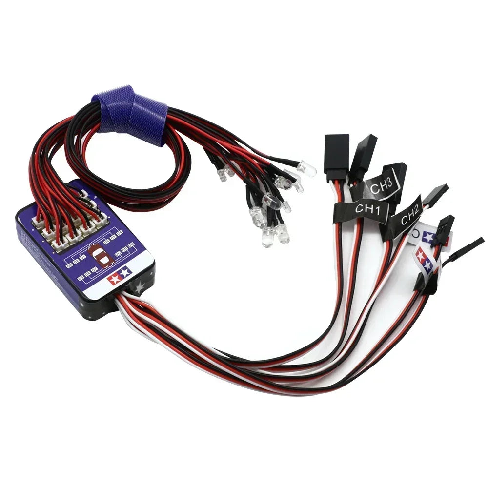 TAMIYA professional remote control model car lamp group rc car lamp simulation linkage third channel controllable turn signal