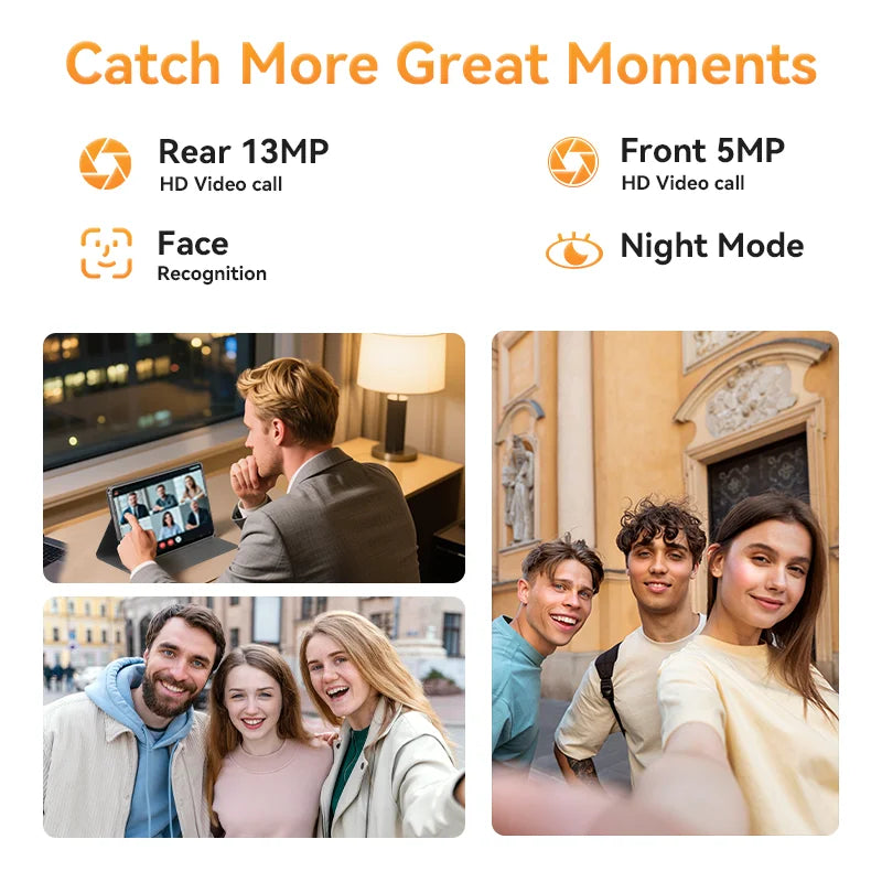 Tabletă SVITOO 11 inch cu Android Widevine L1 - 128GB 8000mAh