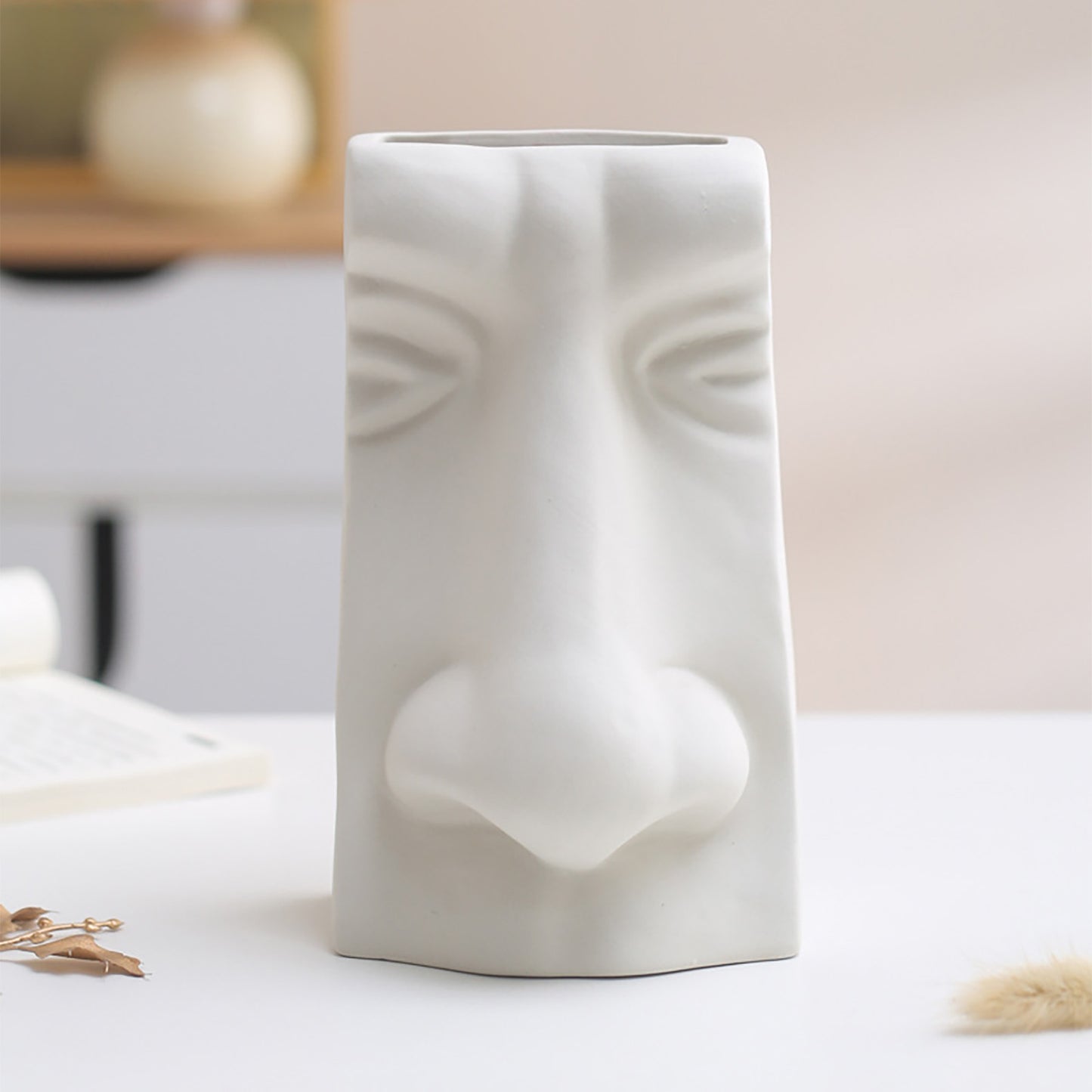 Face and Five Senses Hydroponic Flower Arrangement Glass Vase Plant Pot Wedding Decoration Vase With Flowers Decor Room Home