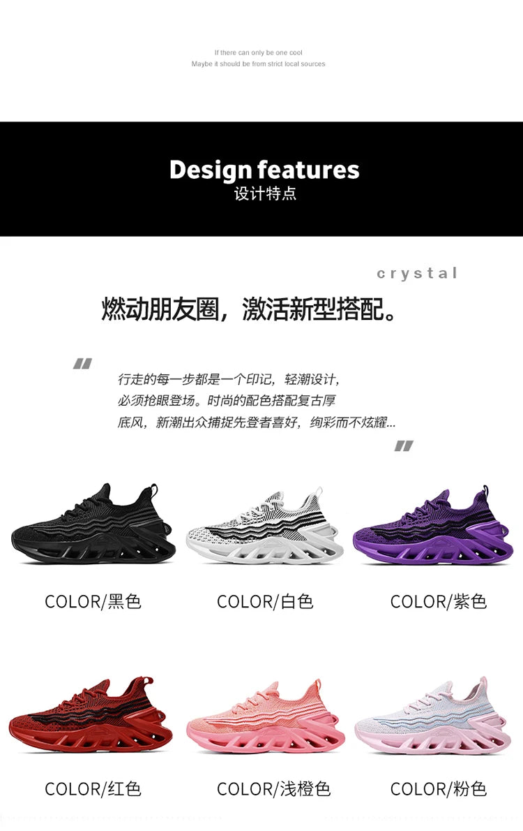 Herren Sneakers Leicht Laufschuhe Atmungsaktiv Mesh Komfortabel EVA Dick Sohle Rutschfest Tennis Walking Weiß Schuhe Für Männer