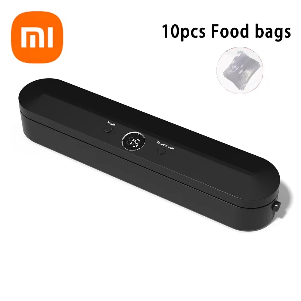 Xiaomi Automatic Vacuum Sealer Machine Dry Wet Dual Use For Food Storage With 10pcs Free Bags Sealing Machine for Vacuum Package