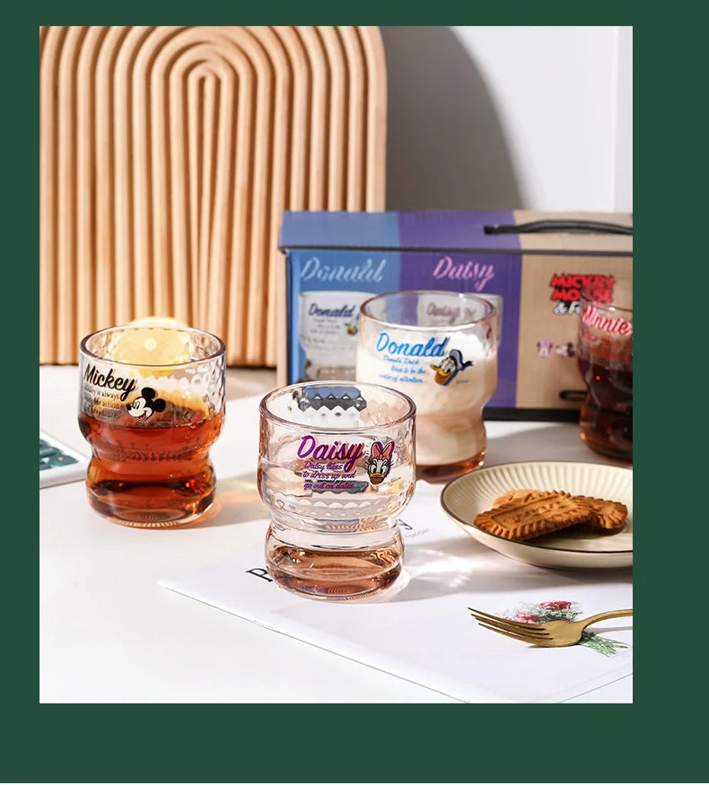 Glas Becher Geschenkbox Getränke Becher Hammer Muster Retro Trink Becher Hohe Beauty Saft Becher Mode Transparent Becher Anime Peripheral