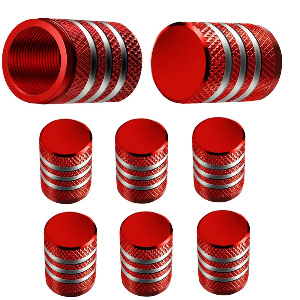 ZZTZZC Ventilkappen Staubdicht - Aluminium 8er Set 11mm