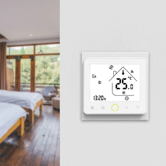 Smart-Thermostat 2025: MOES WiFi Wasser/Elektrische Fußbodenheizung - Gasboiler-Temperaturcontroller Smart Alexa Tuya Google Voice Zigbee-Sammlung