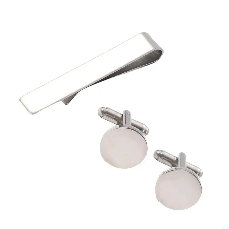 Angelady A52E Manschettenknopf Set Modern - Edelstahl Unisex