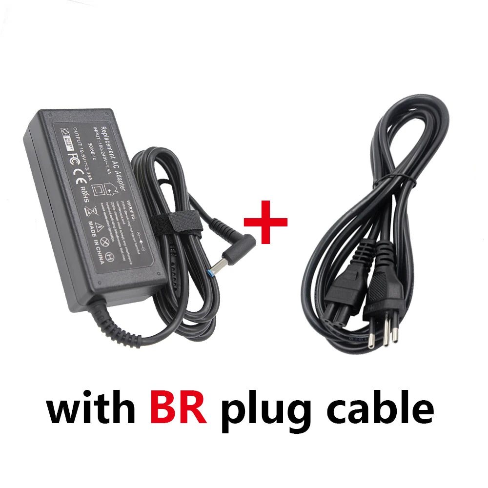 Laptop-Netzteil 2025: 19.5V 3.33A 65W 4.5*3.0mm Laptop Charger Adapter - HP Envy 17-j010us Pavilion 15-j000 Chromebook 11 G4 G5 EE 14 G3 246 G4 248 Collection