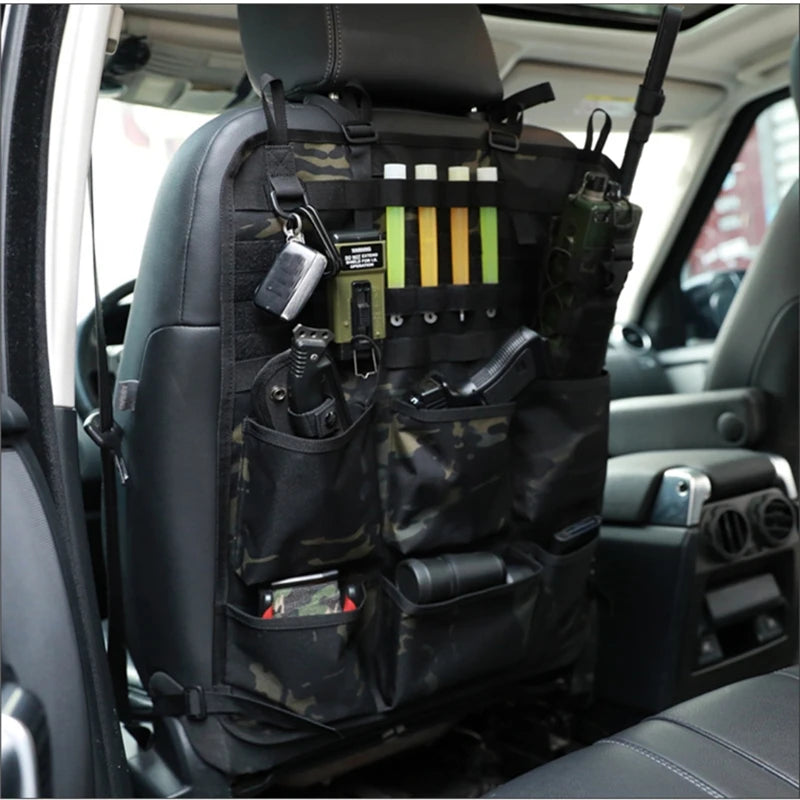 Car Organizer Seat Back Storage Bag Multifunction Camo Hanging Bags Car Stowing Tidying Pocket Interior Accessories 1 Piece
