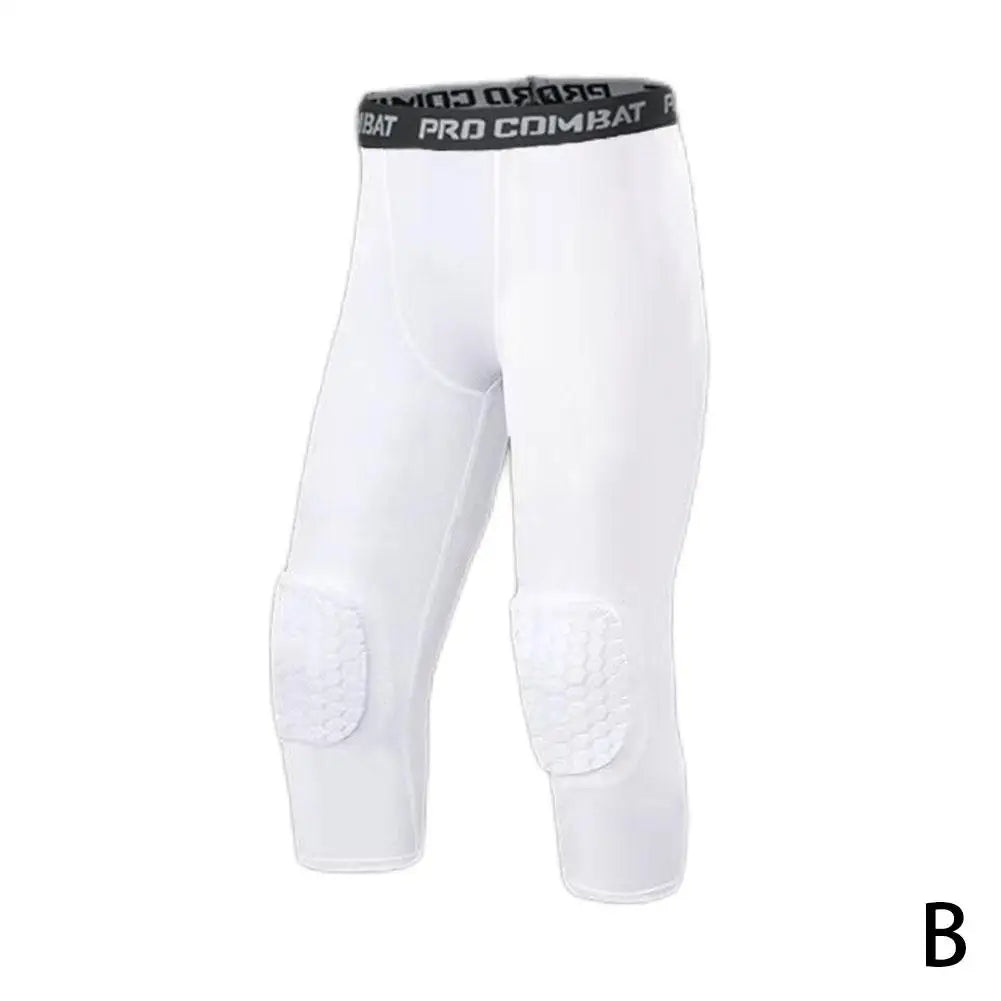 Sporthose 2025: Knee Protection Sports Pants Athletic Basketball - Knee Hex Pads Pants Sports Protective Gear Leggings Collection