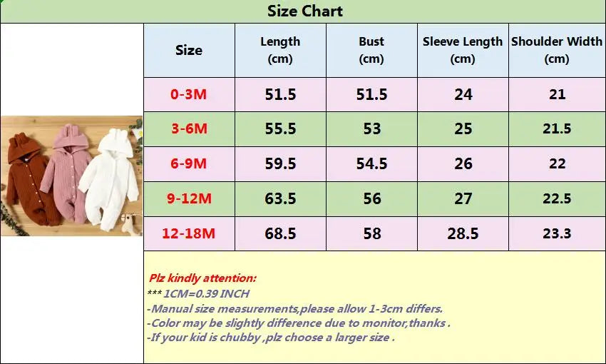 KnirpsMode Langarm Romper - Größe 0-18 Monate, Unisex