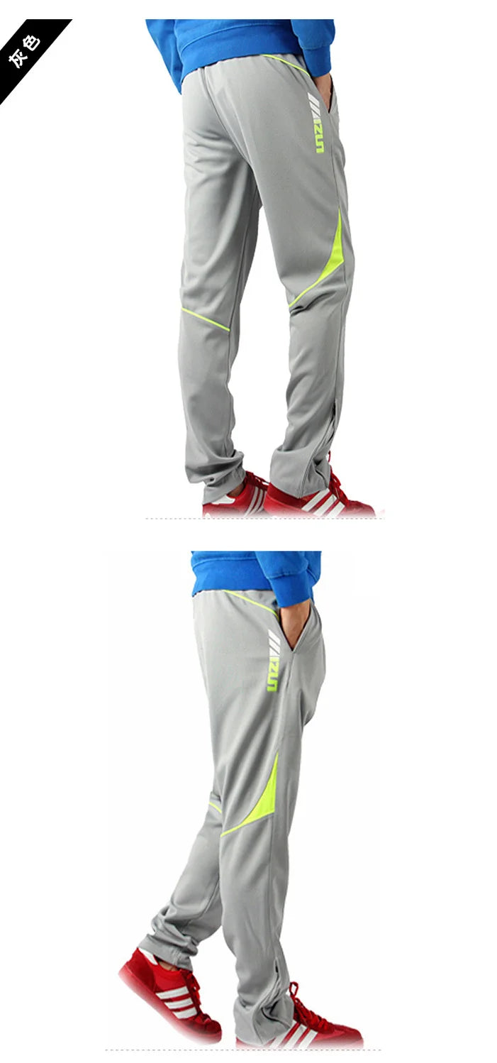 Tracksuit Striped Sweatpants Men Spring Summer Thin Joggers Breathable Training Football Basketball Quick Dry Sports Trousers