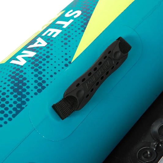 AQUA MARINA 1 2 person inflatable boat sport kayak model STEAM canoe pvc dinghy raft pump seat drop stitch floor laminated PVC - Golden Bridge Store