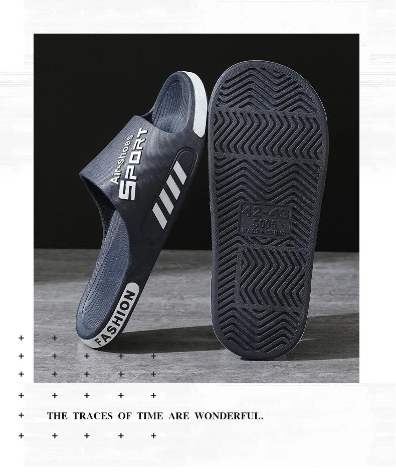Mode Herren Hausschuhe PVC Weich Sohle Rutschfest Slides Casual Outdoor Strand Flip Flops Heim Badezimmer Paare Hausschuhe Neue Sandale
