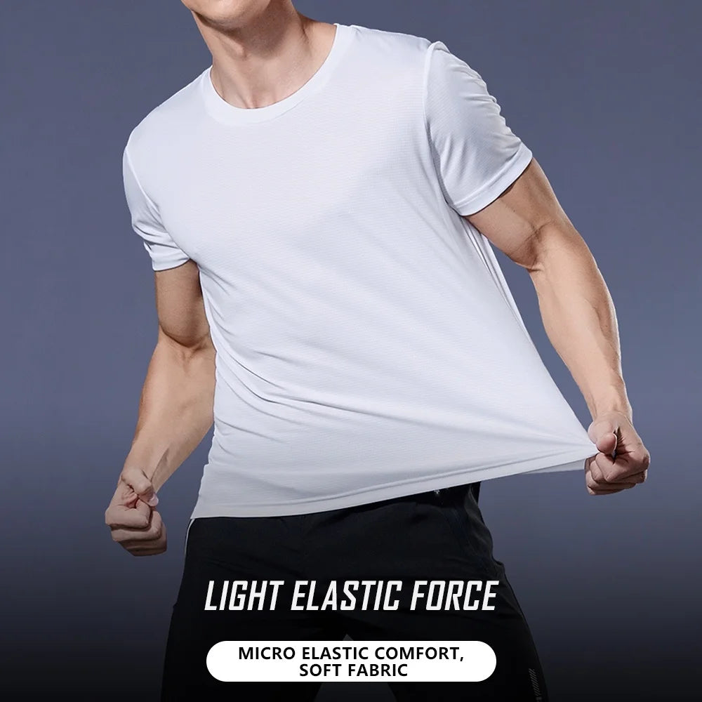 Sport-Shirt 2025: GENDAWAY Men's Quick Dry Short Sleeve Gym Running - Moisture Wicking Round Neck T-Shirt Training Exercise Sport Tops Lightweight Collection