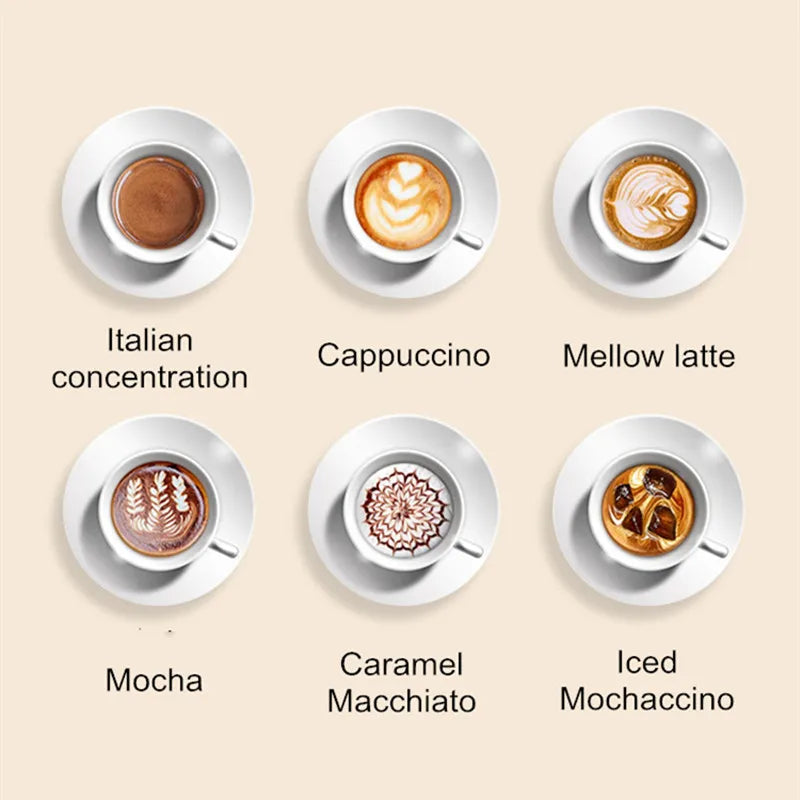 Semi-Automatic Coffee Machine Household Small Italian Concentration High Pressure Extraction Foaming Steam All-In-One Machine