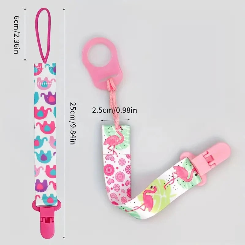 Schnuller-Halter 2025: 1/4pcs Cute Durable Pacifier Holder Clips Boys Girls - Perfect Gift Holidays Collection